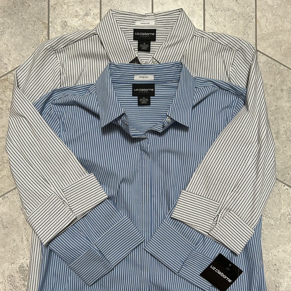 Set of 2 Liz Claiborne Stretch Blouses